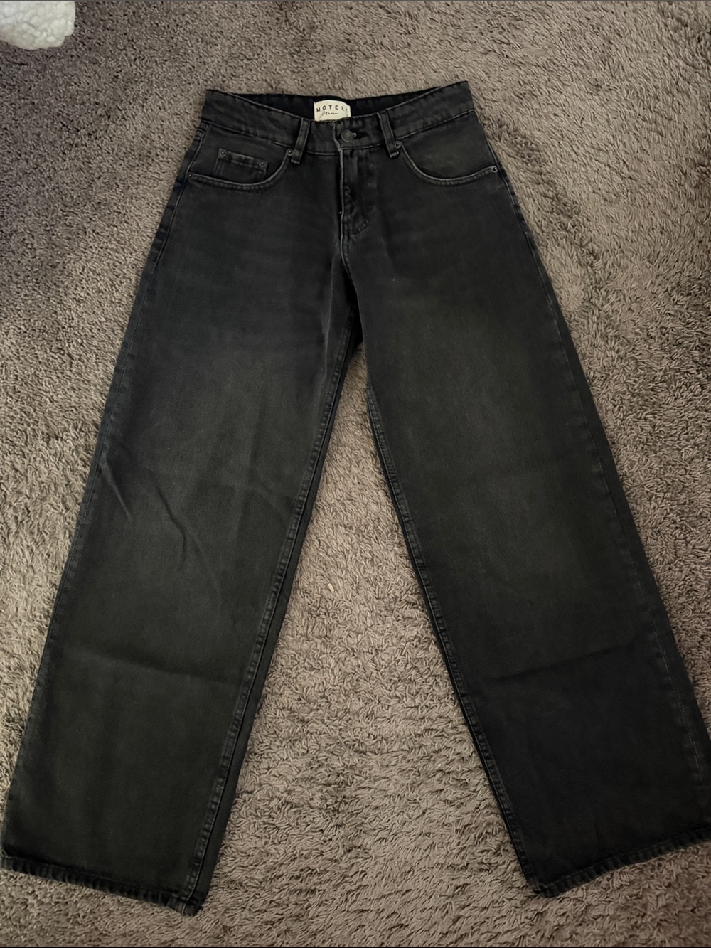 Motel Rocks Black Denim Jeans